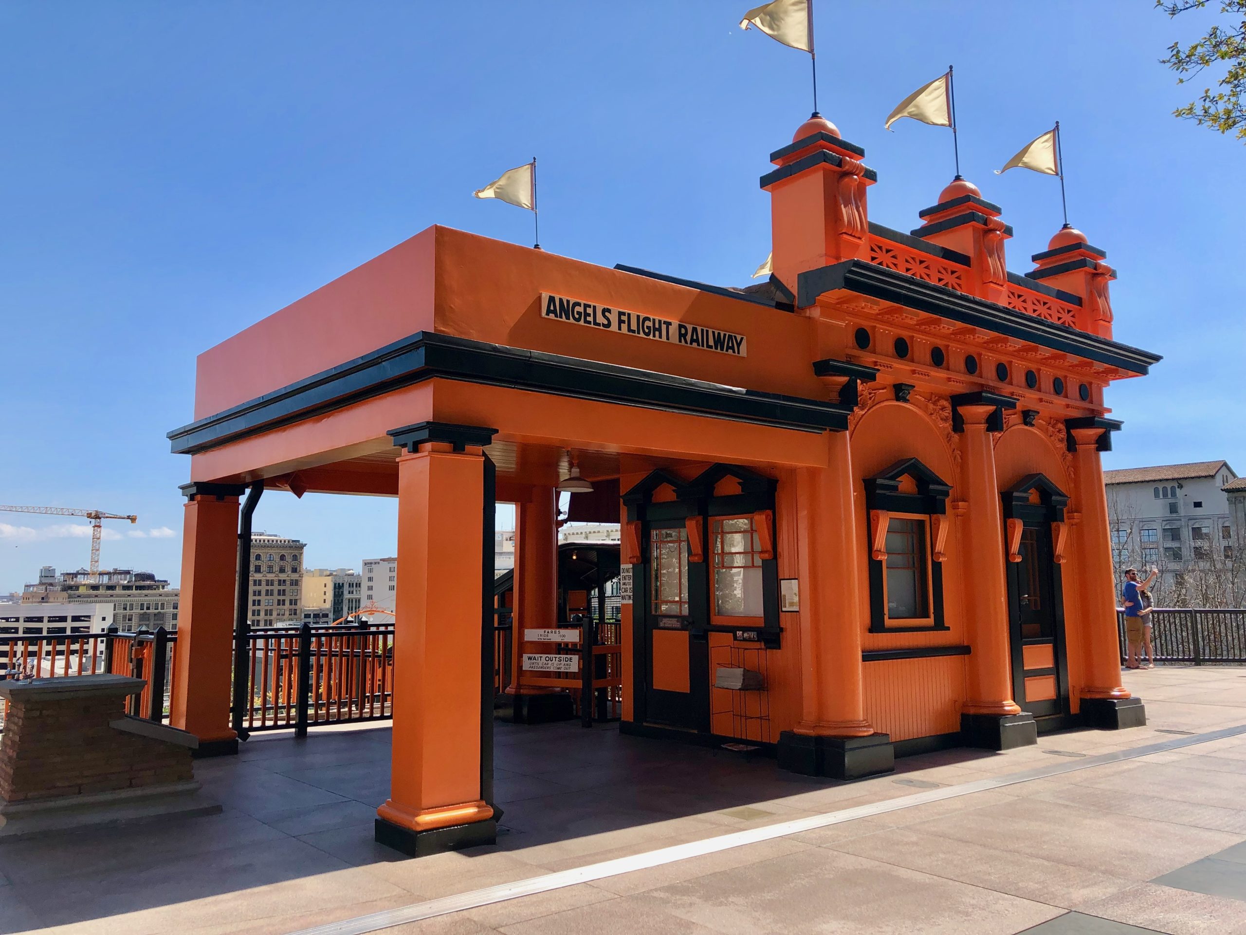 Angels Flight Railway, Downtown Los Angeles Papers and Airplanes